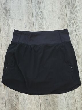 Athleta Black Mini Active Skirt with High Waistband
